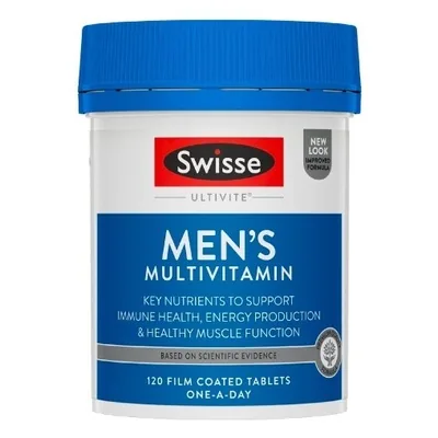 Swisse Ultivite Men's Multivitamin 120 Capsules