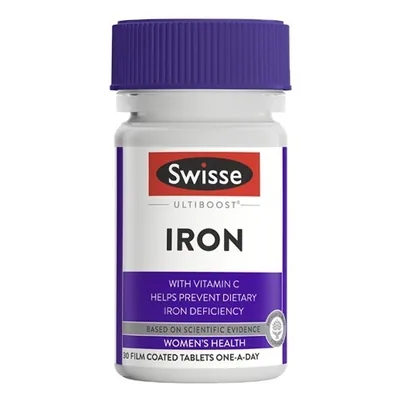Swisse Ultiboost Iron Supplement 30 Capsules