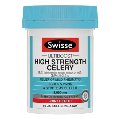 Swisse Ultiboost High Strength Celery 5000mg 50 Tablets