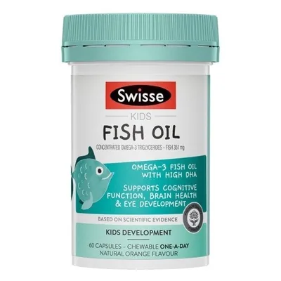 Swisse Kids Fish Oil 60 Capsules