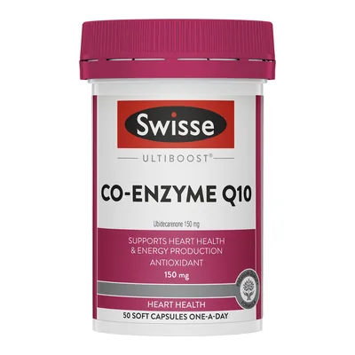 Swisse Co-Enzyme Q10 150mg 180 Capsules