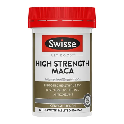 Swisse Ultiboost High Strength Maca 60 Tablets