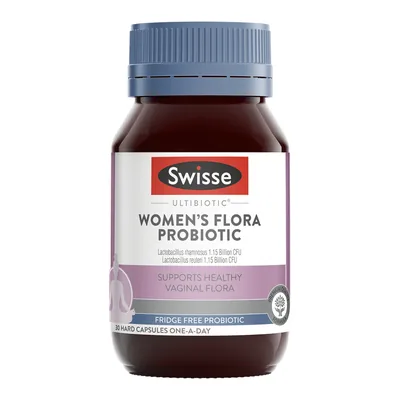 Swisse Ultibiotic Women's Flora Probiotic 30 Capsules