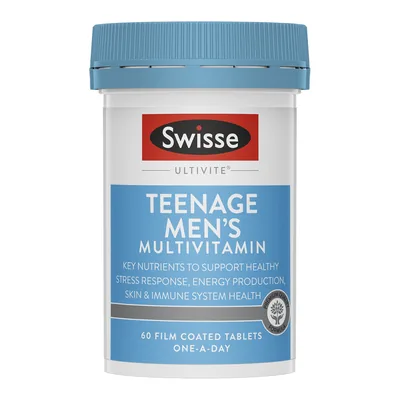 Swisse Ultivite Teenage Men’s Multivitamin 60 Tablets