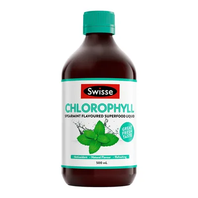 Swisse Chlorophyll Spearmint Flavour Superfood Liquid 500ml