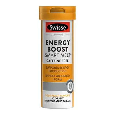Swisse Ultiboost Energy Boost Smart Melt 30 Tablets